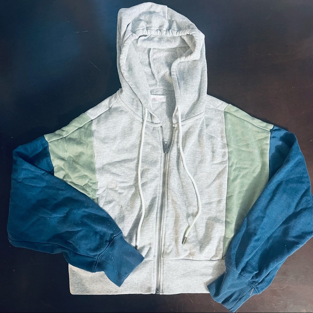 Colsie zip up hoodie, size XS